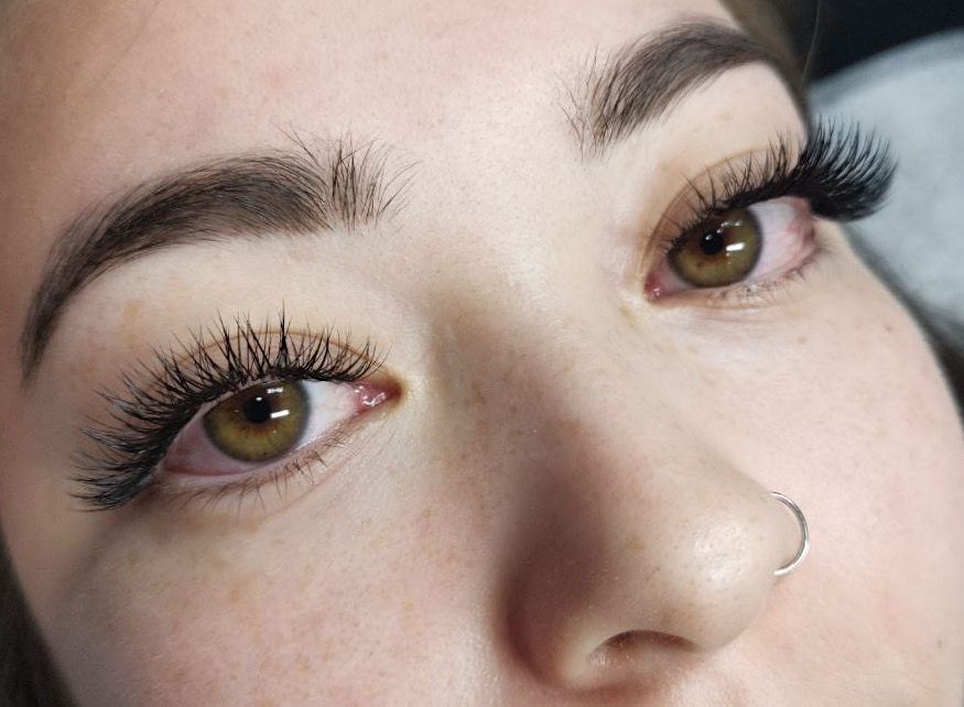 A second finished lash set
